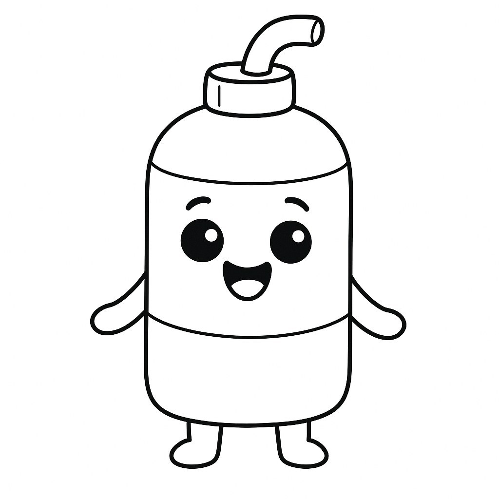 Cartoon Water Bottle