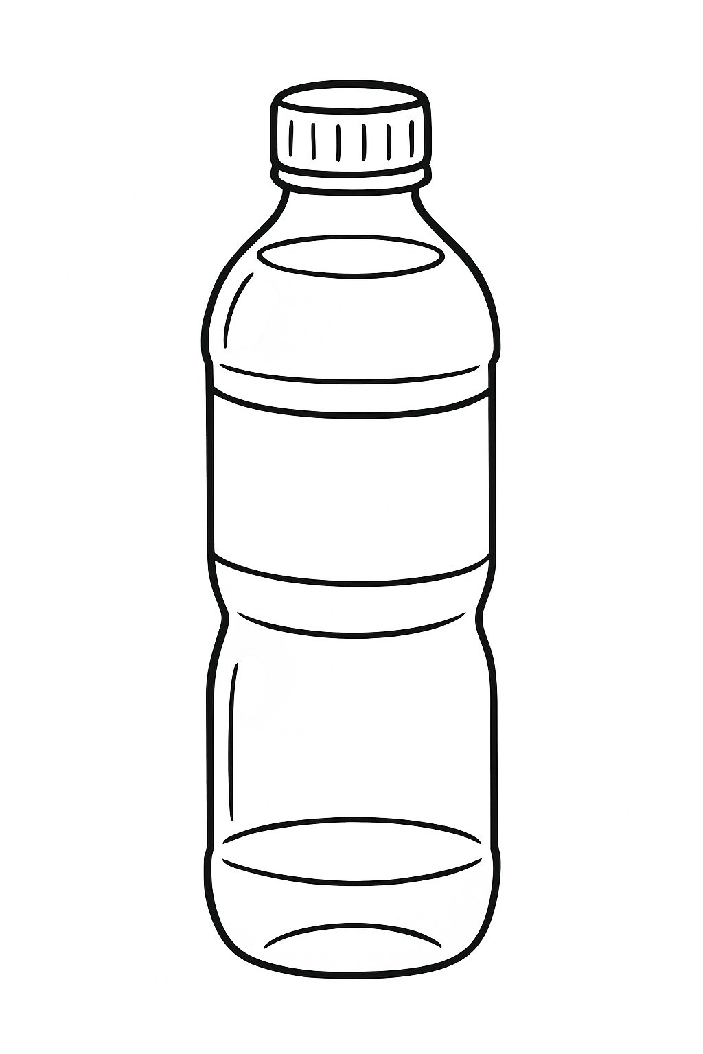 Clear Plastic Water Bottle