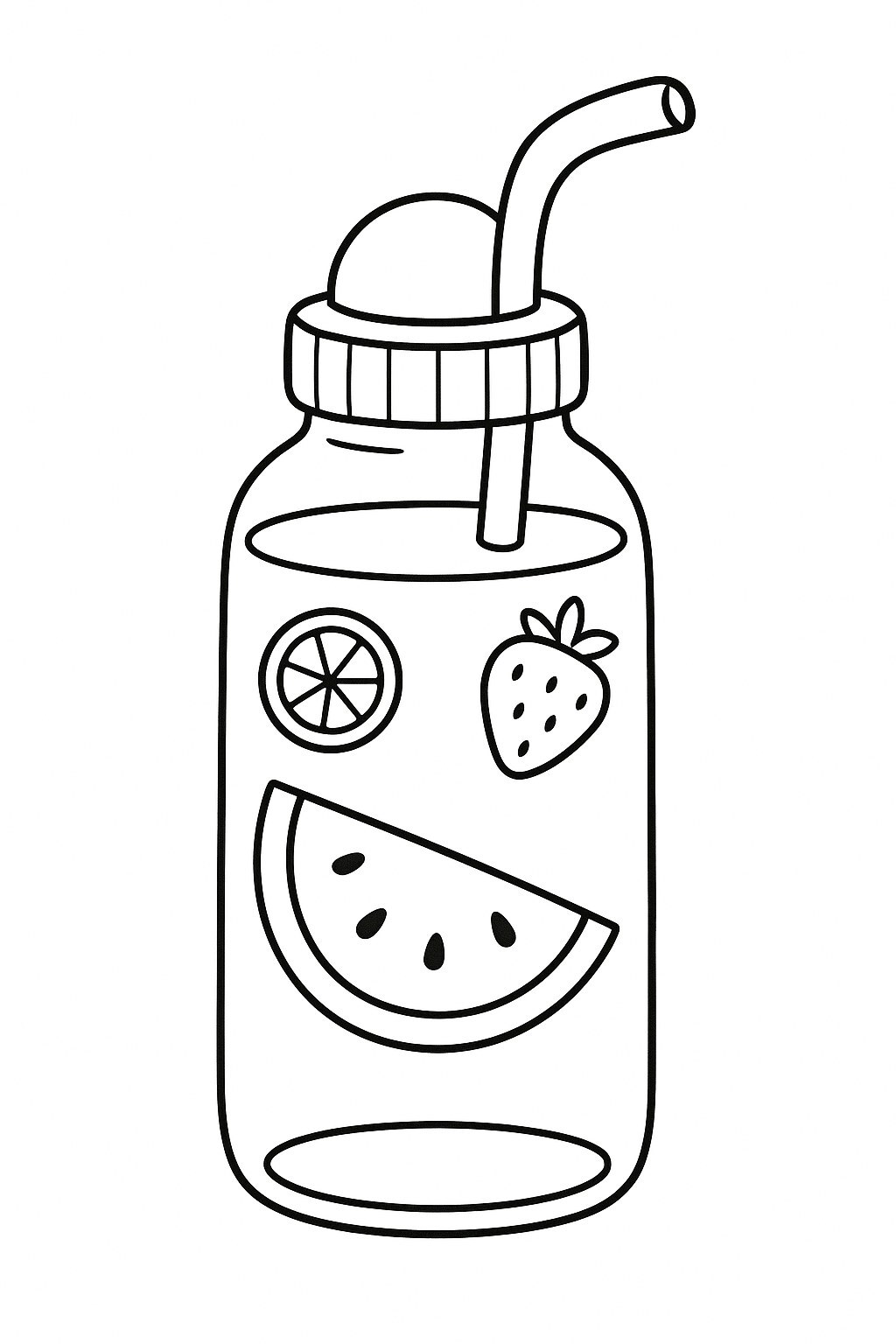 Water Bottle Coloring Pages for Kids – Creative and Fun Learning 2026