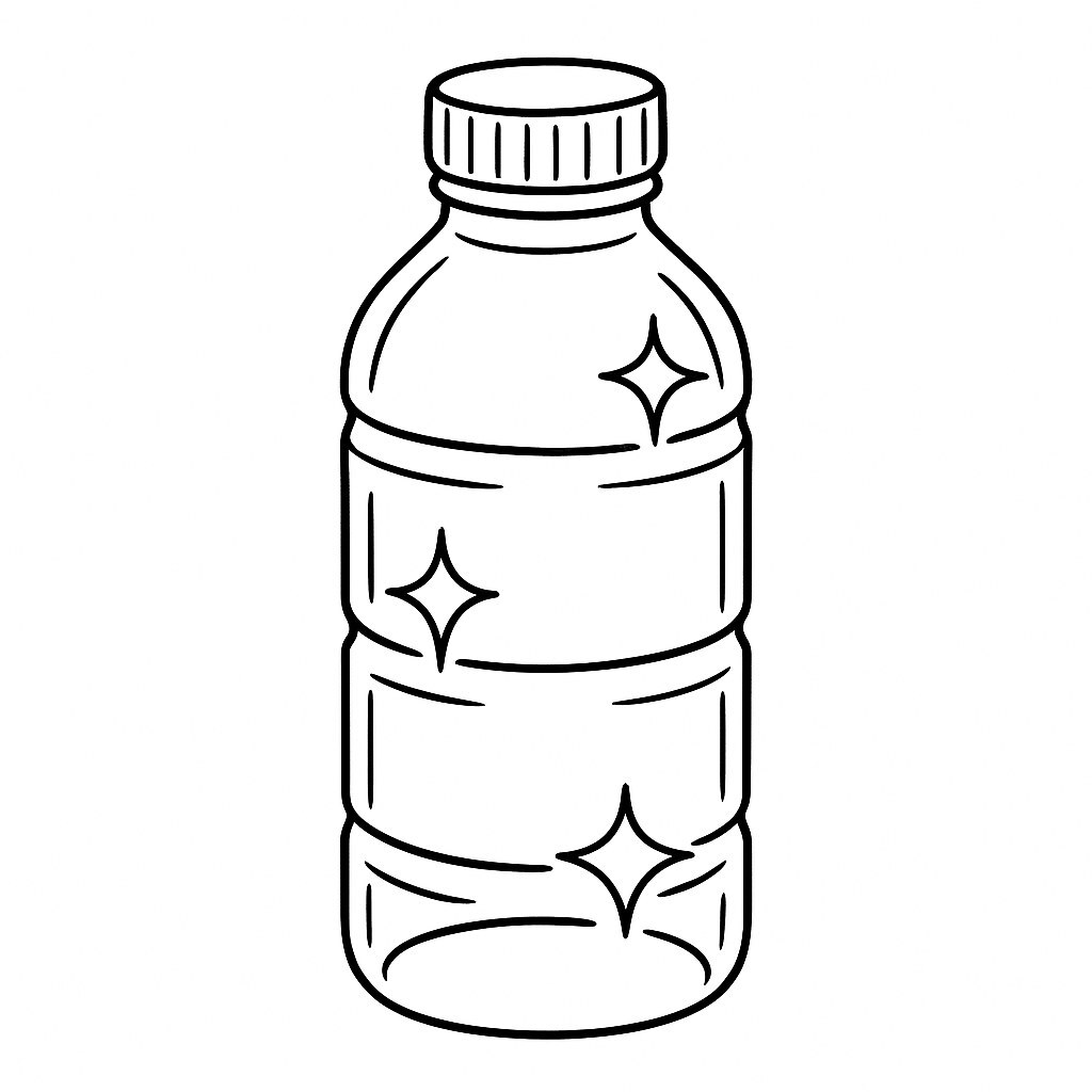 Vivid 3D Water Bottle