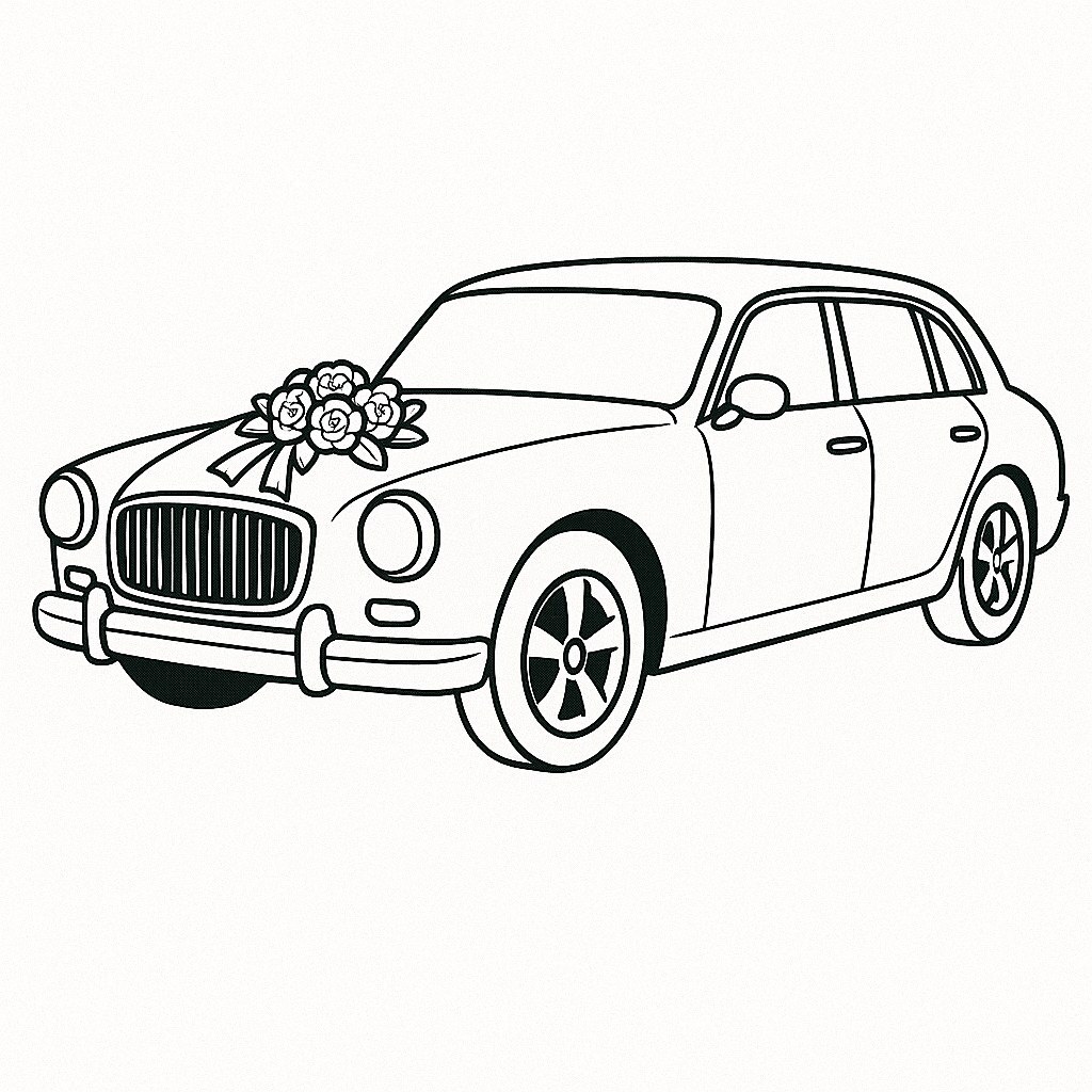 Luxury Wedding Photo Car