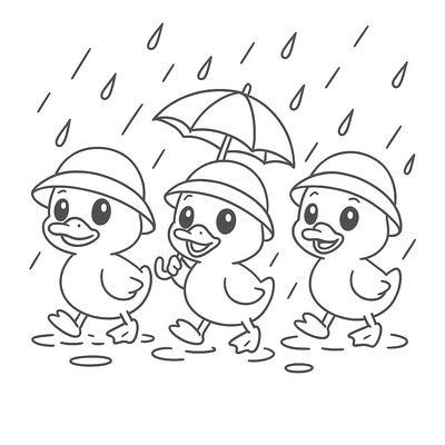 1–3 Duck Number Coloring Pages for Kids – Adorable 2026