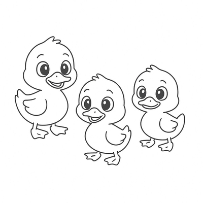 1–3 Duck Number Coloring Pages for Kids – Adorable 2026