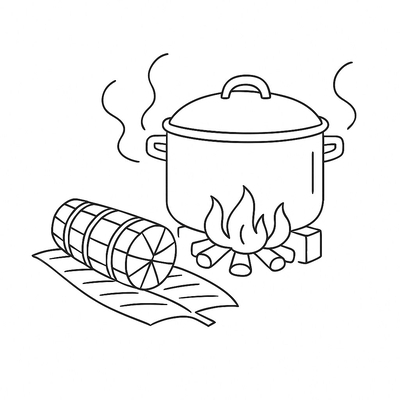 Bánh Tét Coloring Pages for Kids – Most Beautiful and Creative 2026