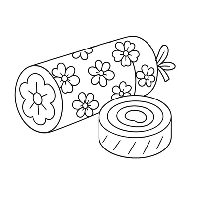 Bánh Tét Coloring Pages for Kids – Most Beautiful and Creative 2026