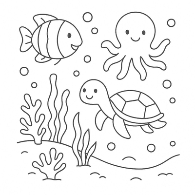 Beautiful and Easy Preschool Coloring Pages for Kids 2026