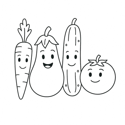 Beautiful, Easy-to-Download Eggplant Coloring Pages for Kids 2026