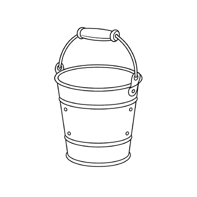 Bucket Coloring Pages for Kids – Cute and Creative 2026
