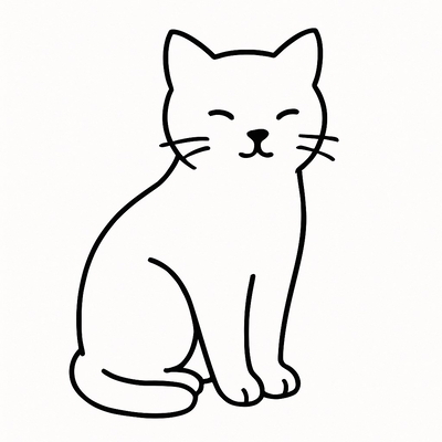 Cute Cat Coloring Pages for Kids 2026