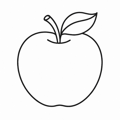 Cutest Apple Coloring Pages for Kids 2026