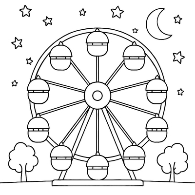 Cutest Carousel Coloring Pages for Kids 2026 – Download PDF