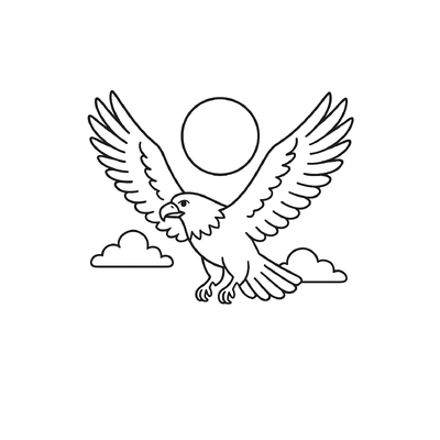 Cutest Eagle Coloring Pages for Kids 2026