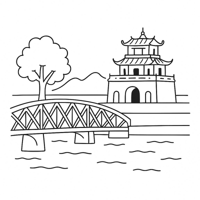 Famous Landmarks Coloring Pages for Kids – Best 2026