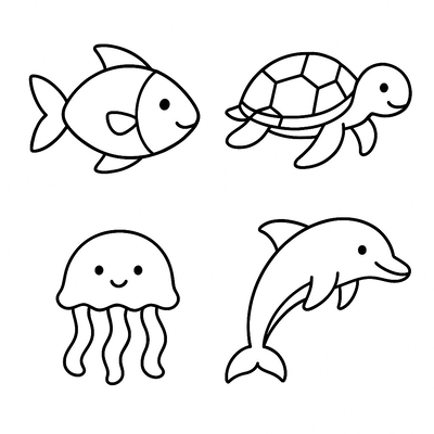 Free Black-and-White Coloring Practice Pages for Kids 2026