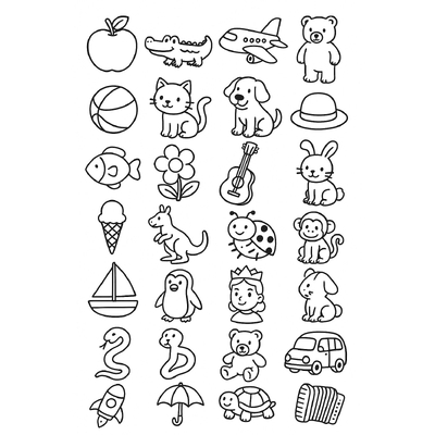 Free English-Learning Coloring Pages for Kids 2026