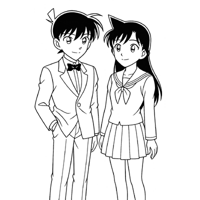 Kudo Shinichi Coloring Pages for Kids – Best Collection 2026