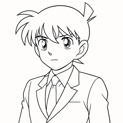 Kudo Shinichi Coloring Pages for Kids – Best Collection 2026