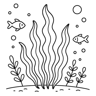 Seaweed Coloring Pages for Kids – Creative Fun 2026