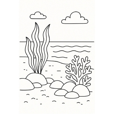 Seaweed Coloring Pages for Kids – Creative Fun 2026