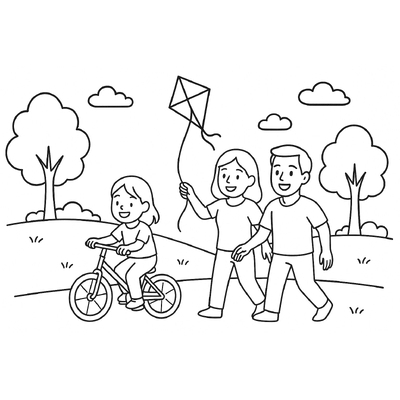Small Family Coloring Pages for Kids – Meaningful 2026