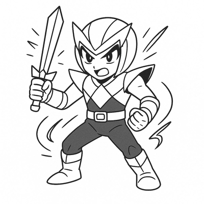 Super Sword Hero Coloring Game for Kids 2026