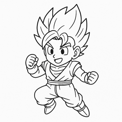 Vegito Coloring Pages for Kids – Super Cool 2026