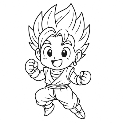 Vegito Coloring Pages for Kids – Super Cool 2026