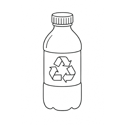 Water Bottle Coloring Pages for Kids – Creative and Fun Learning 2026