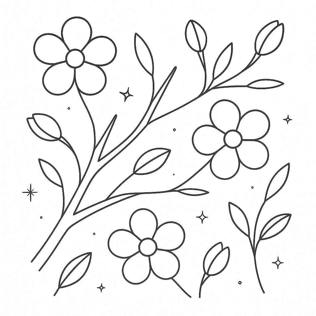 Modern Minimalist Coloring Pages