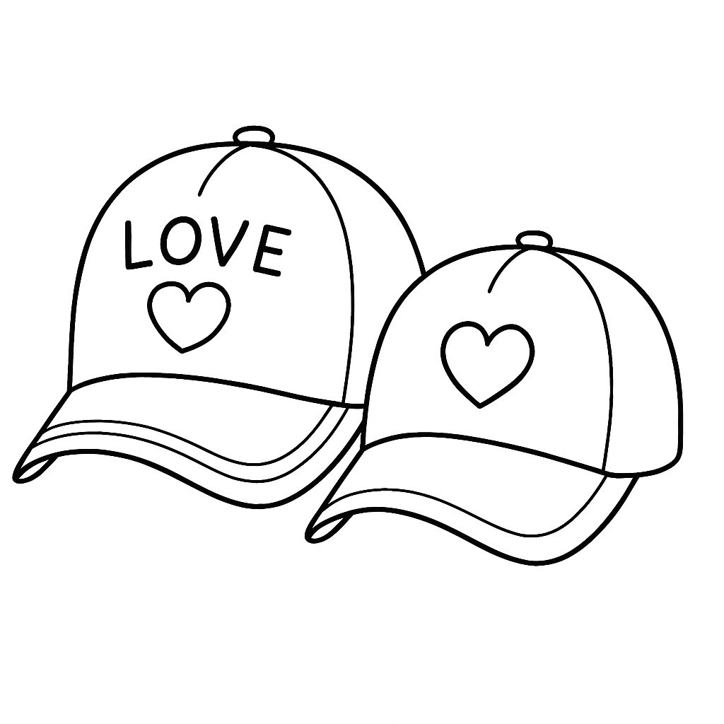 Boy and Girl Hat Coloring Pages for Kids – Cutest Designs 2026