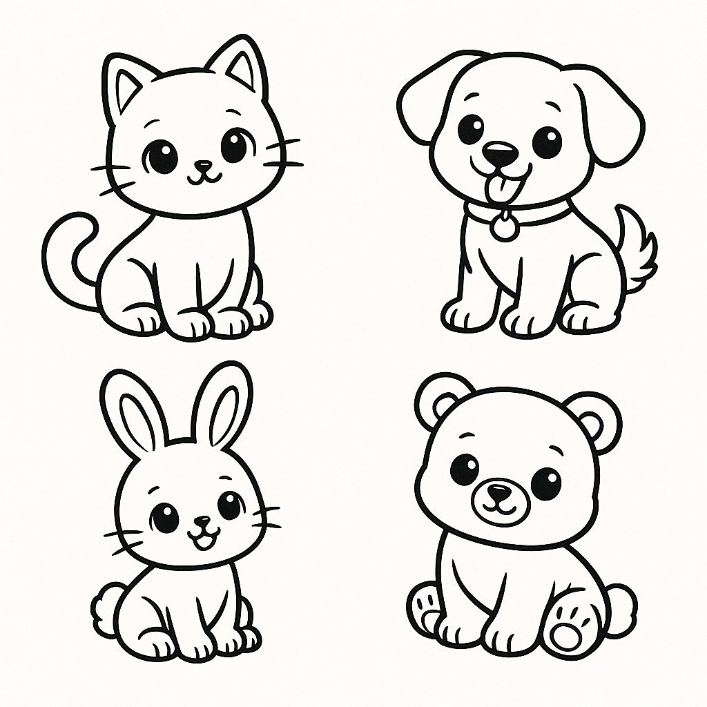 Cute Animal Illustrations