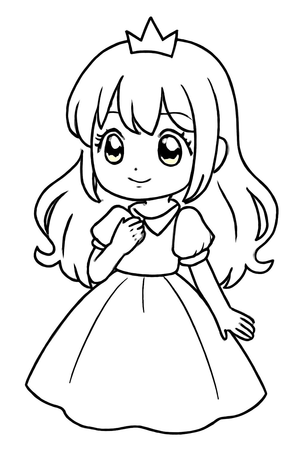 Cute Princess Coloring Pages for Kids – Creative & Adorable Fun 2026
