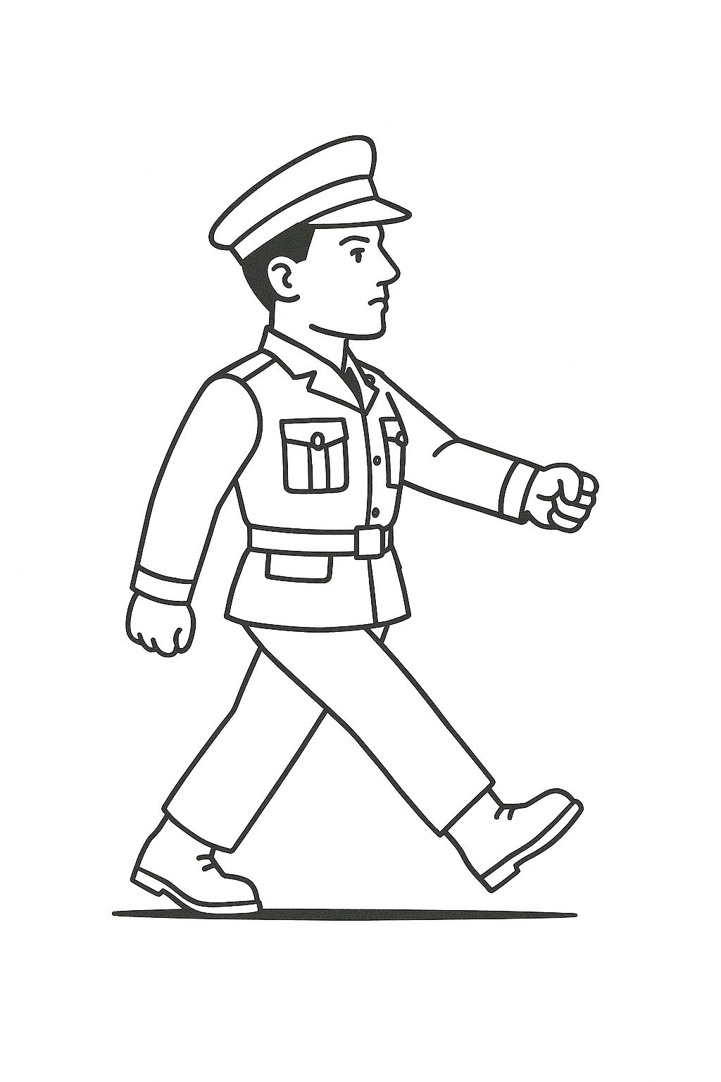Soldier in Parade
