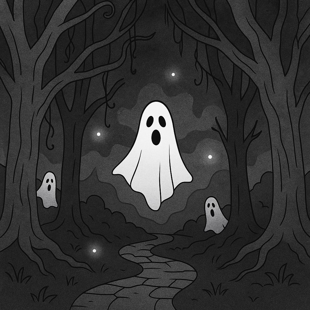 Dark Forest Coloring Page