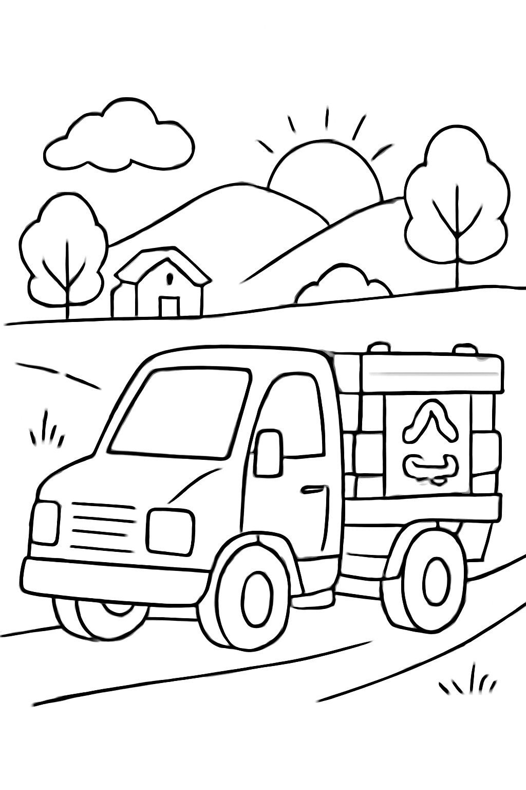 Rural Friendly Garbage Truck