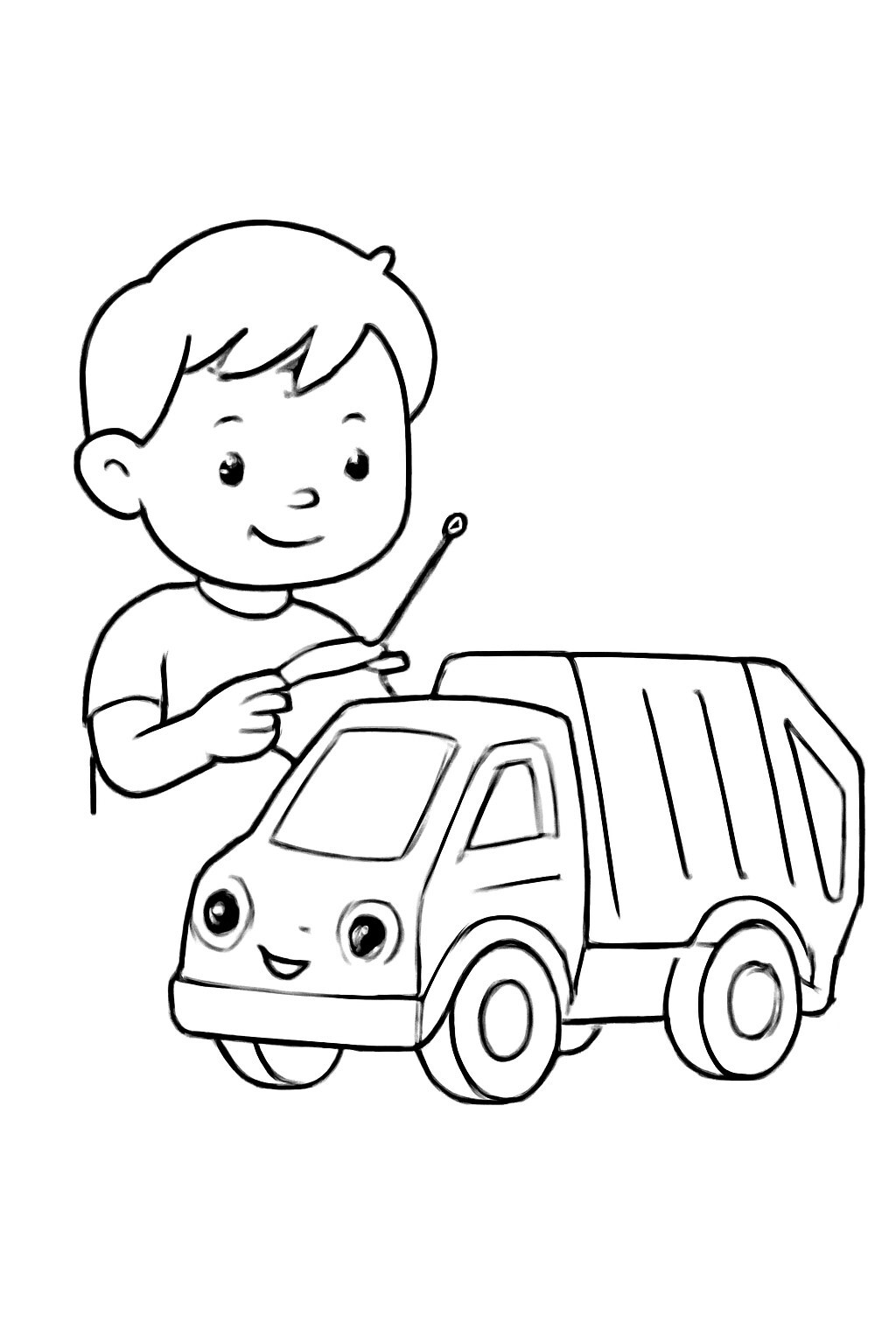 Garbage Truck Coloring Pages for Kids – Creativity & Environmental Learning 2026