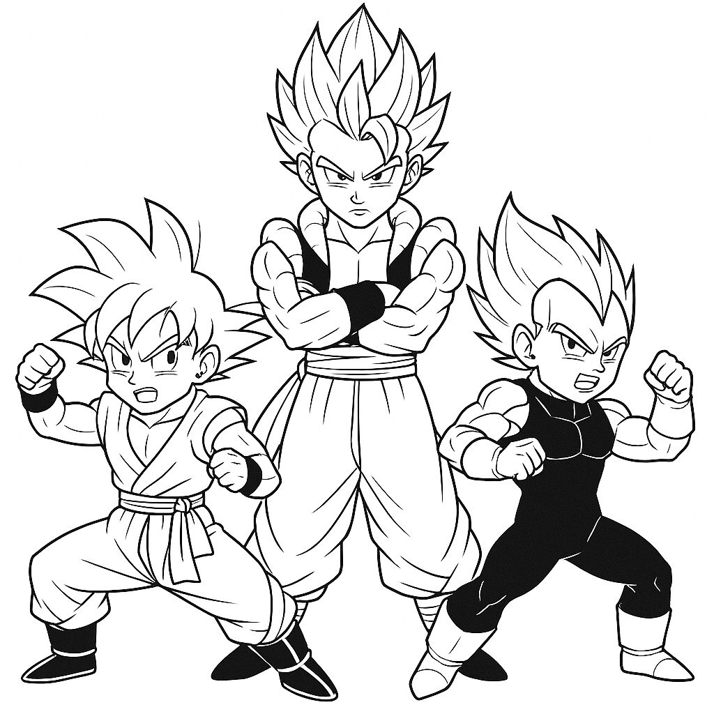Gogeta Coloring Pages for Kids – Cutest 2026 Collection, Easy Download