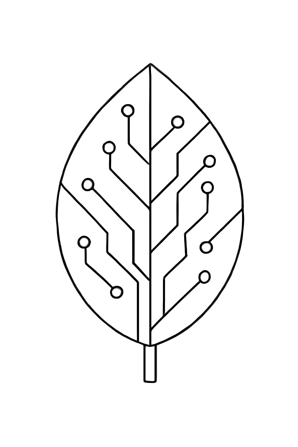 Futuristic Robot Leaf