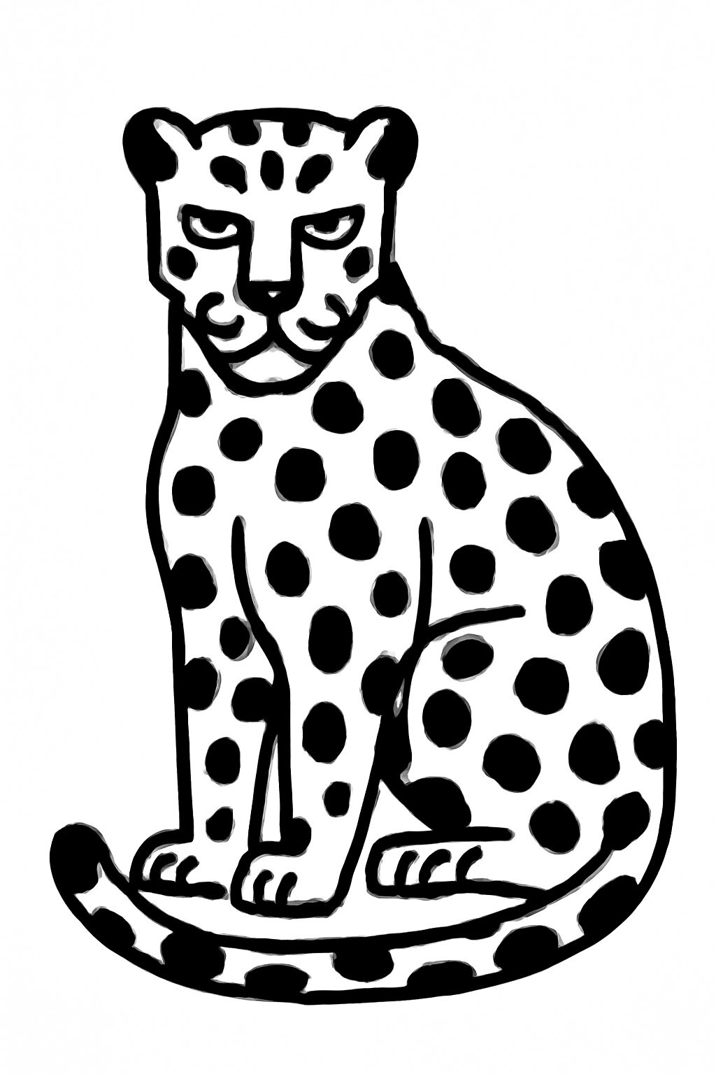 Pop Art Leopard