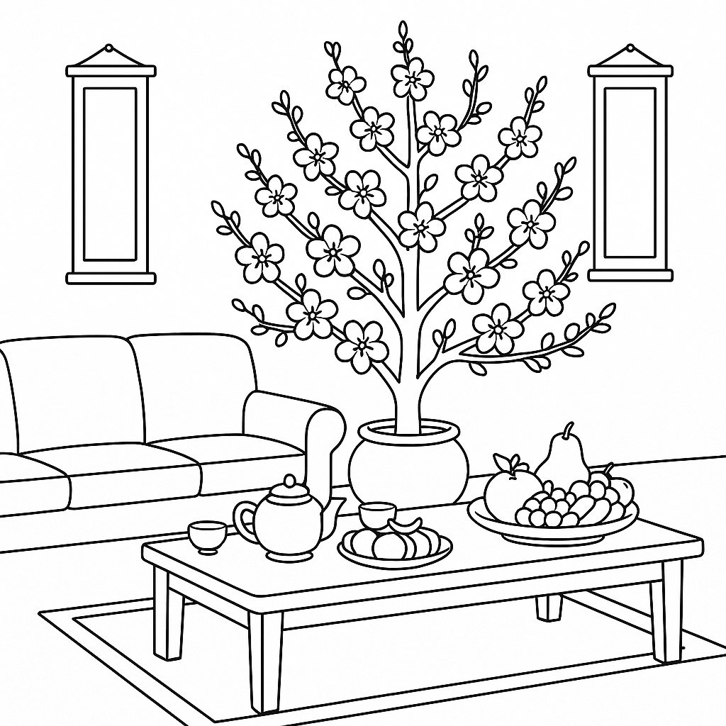 Living Room Coloring Pages for Kids – Creative and Beautiful 2026