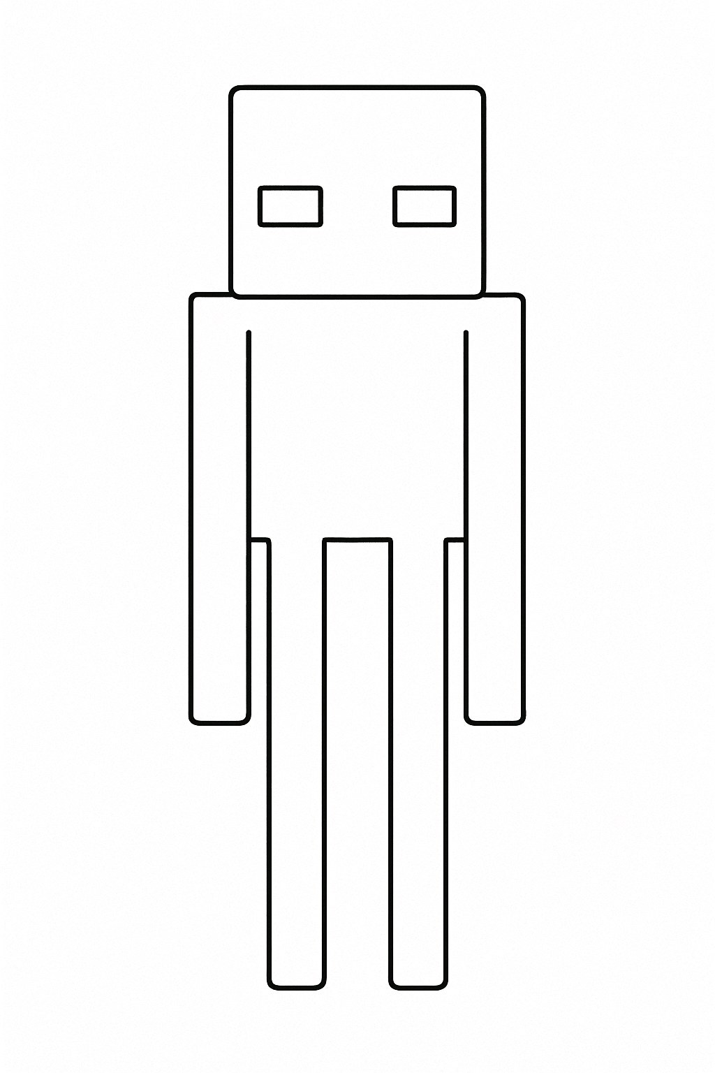 Minimalist Line-Art Style