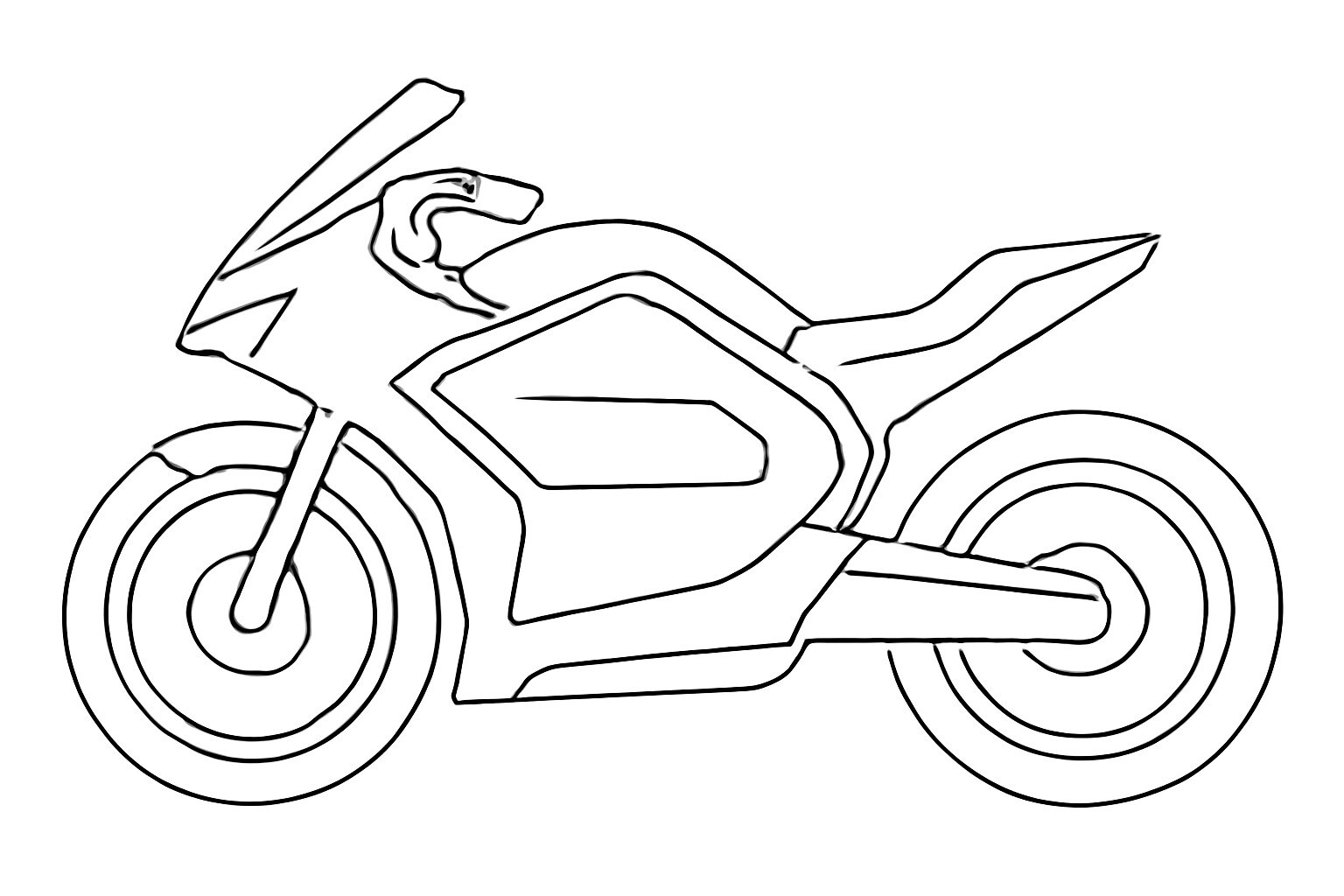 Future Electric Motorcycle