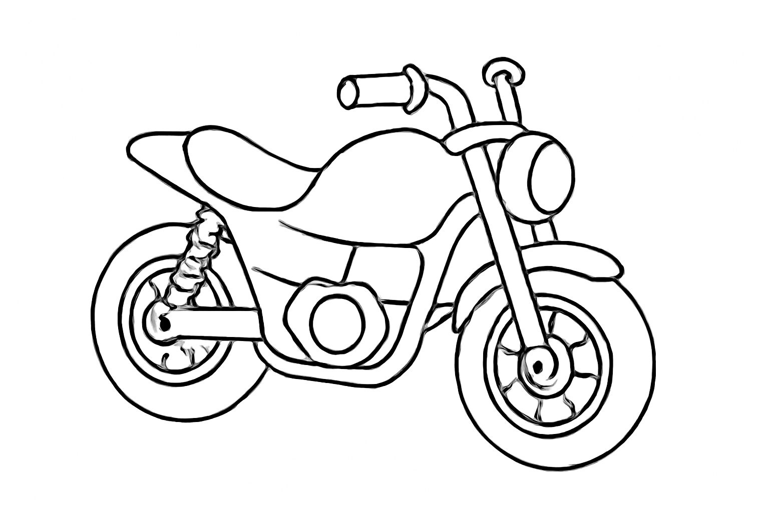 Motorcycle Coloring Pages for Kids 2026