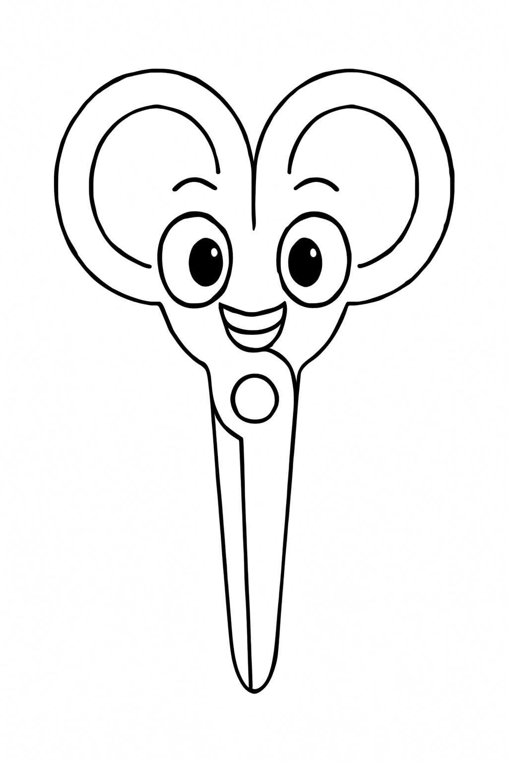 Fun Cartoon Scissors