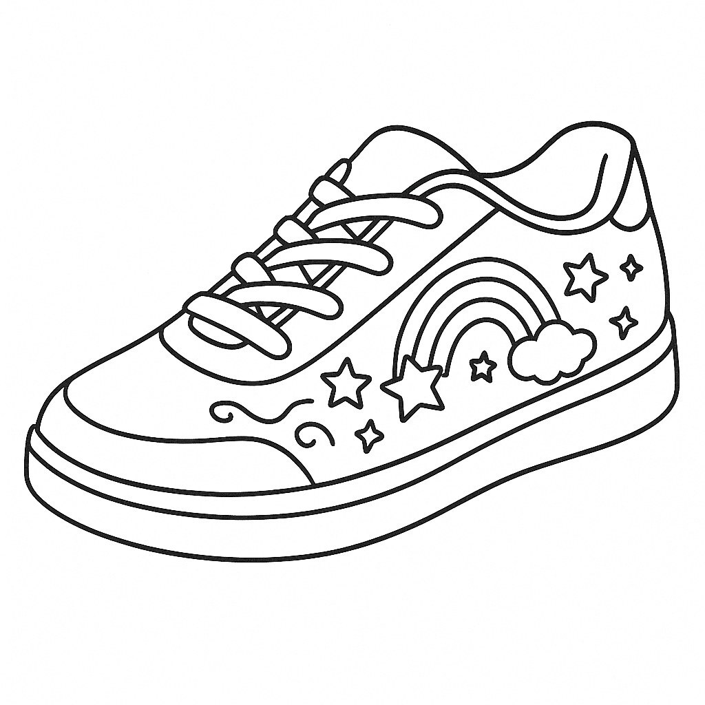 Shoes and Sandals Coloring Pages for Kids – Creative and Cute 2026