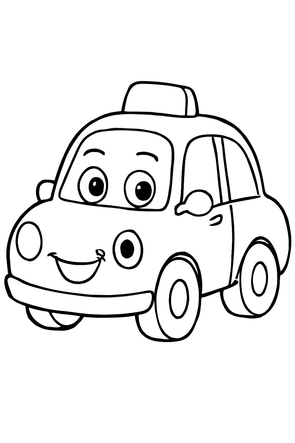 Fun Cartoon Taxi
