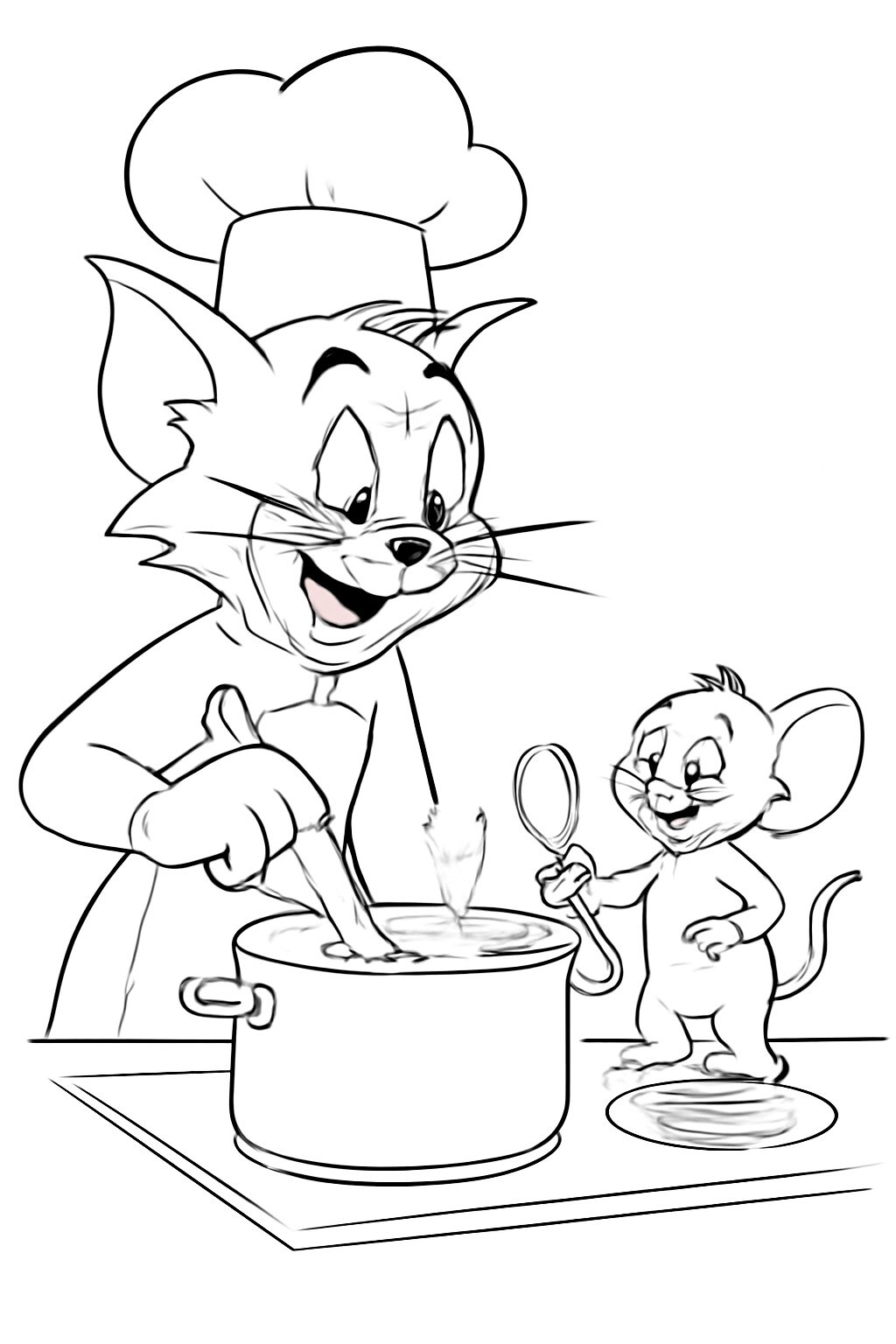Tom and Jerry Cooking