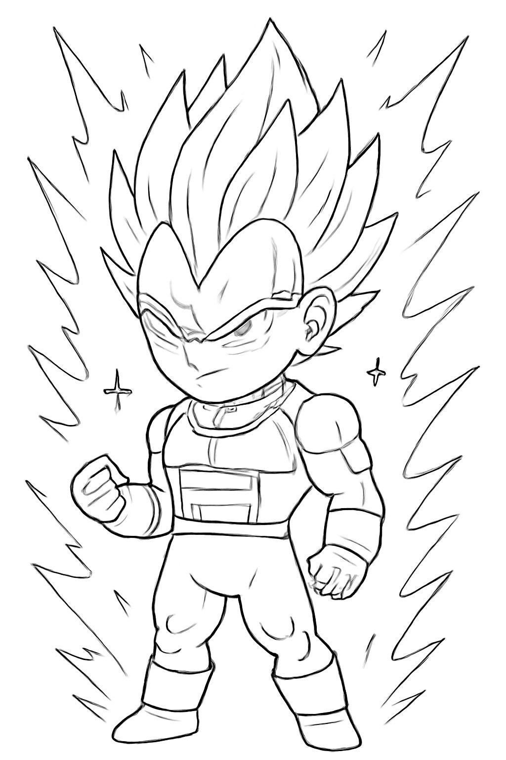 Super Saiyan Blue Vegeta