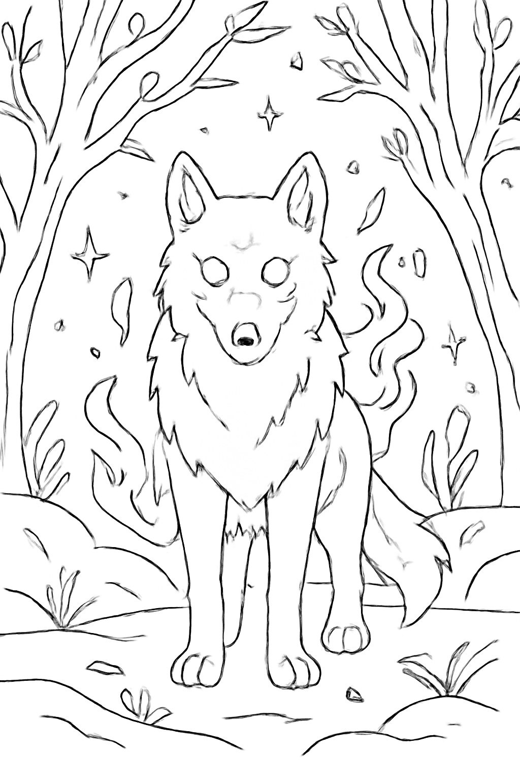 Fantasy Mythical Wolf