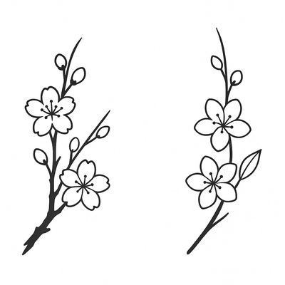 Apricot Blossom &amp; Peach Blossom Coloring Pages for Kids – Cutest 2026
